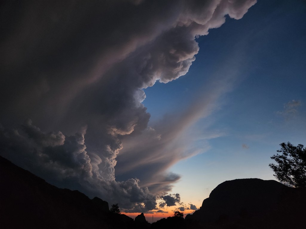 Big Bend Sunset Storm